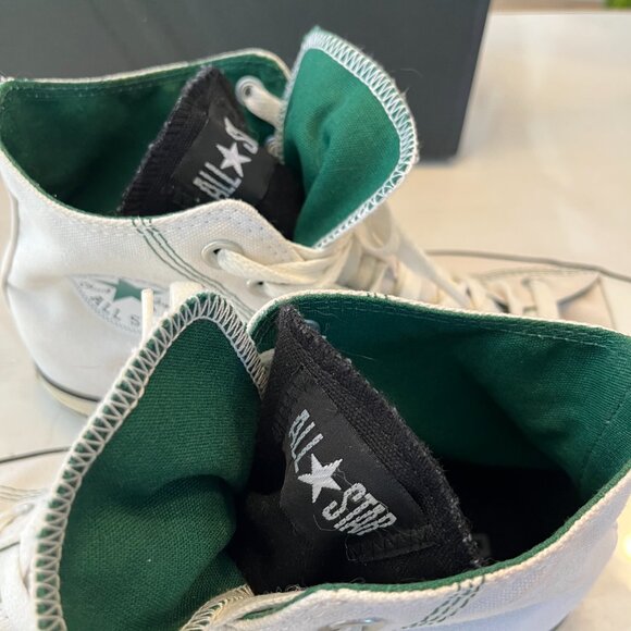 Converse SPLICE All Star Chuck Taylor Hi White Green US 9 Nike Air Jordan Dunk - Picture 8 of 8